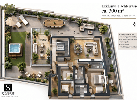 Penthouse zum Kauf provisionsfrei 998.900 € 4 Zimmer 187,5 m² frei ab 31.12.2027 Rösrath Rösrath 51503