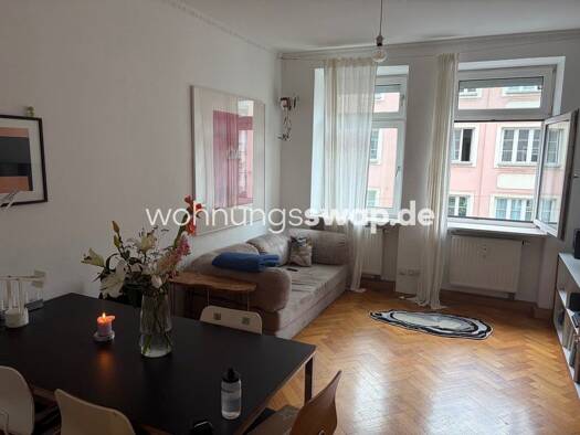 Wohnung zur Miete Tauschwohnung 1.410 € 2 Zimmer 60 m² 2. Geschoss Maxvorstadt München 80799