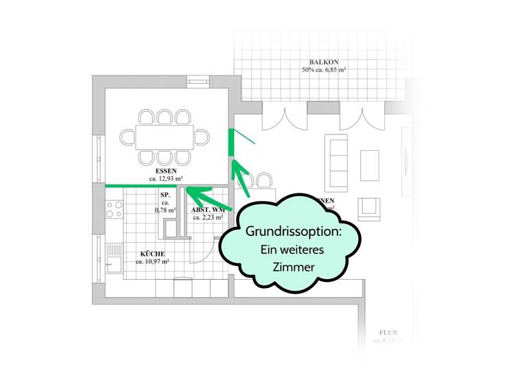 Wohnung zum Kauf 699.000 € 4 Zimmer 116 m² 4. Geschoss Heerdt Düsseldorf 40549