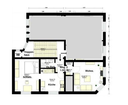 Wohnung zur Miete 390 € 2 Zimmer 53 m²<br/>Wohnfläche Stadtkern - Nord Iserlohn 58636