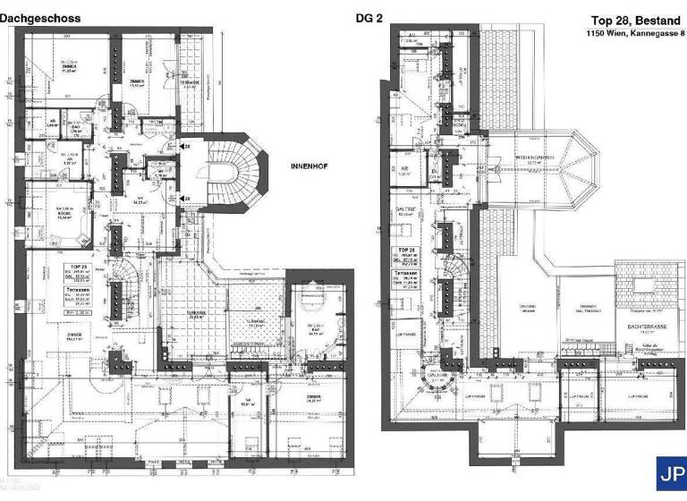 Wohnung zur Miete 3.610 € 4 Zimmer 356,6 m² Kannegasse 8 Wien 1150