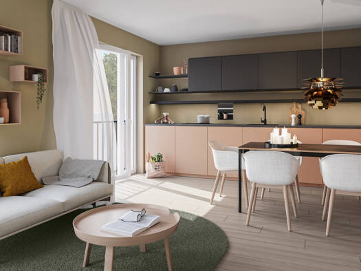 Wohnung zum Kauf - Neubau 372.000 € 2 Zimmer 51,1 m² 1. Geschoss Am Elzufer 25b Kollnau Waldkirch 79183