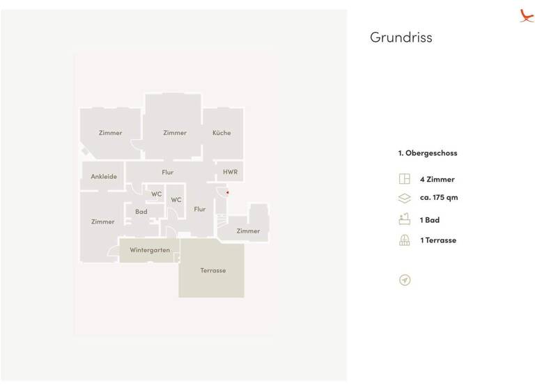 Wohnung zum Kauf 1.395.000 € 4 Zimmer 175 m² 1. Geschoss Grunewald Berlin 14193
