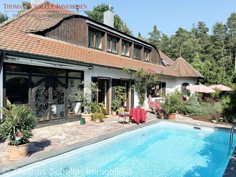 Villa zum Kauf 1.297.000 € 9 Zimmer 420 m² 2.050 m² Grundstück Dietersdorf Schwabach 91126