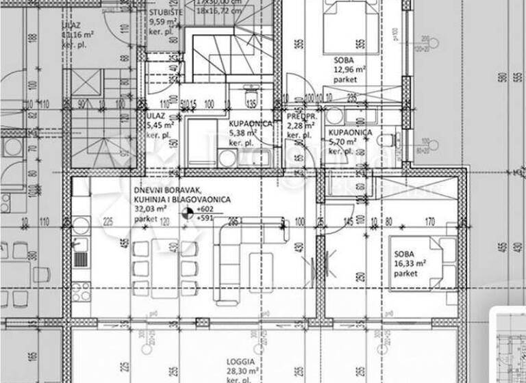Wohnung zum Kauf 3 Zimmer 201 m² 2. Geschoss Bibinje