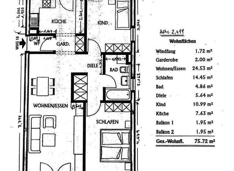 Wohnung zum Kauf 329.000 € 72 m² frei ab sofort Seeleiten Laufen 83410