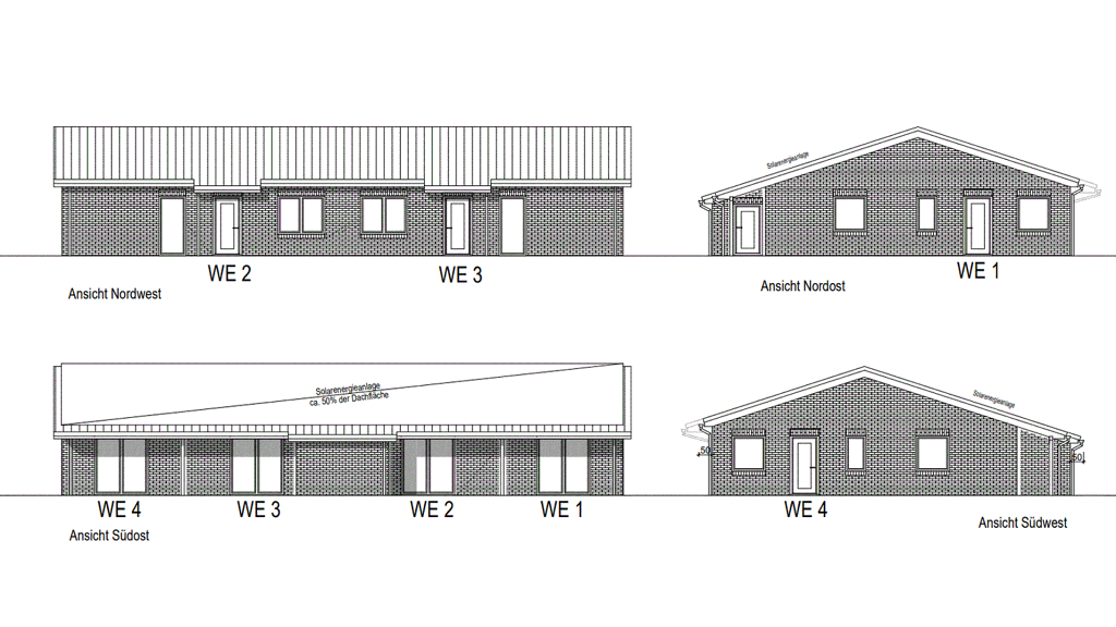 Wohnung zur Miete 627 € 2 Zimmer 50,2 m² EG Moorchaussee 12d Wischhafen 21737