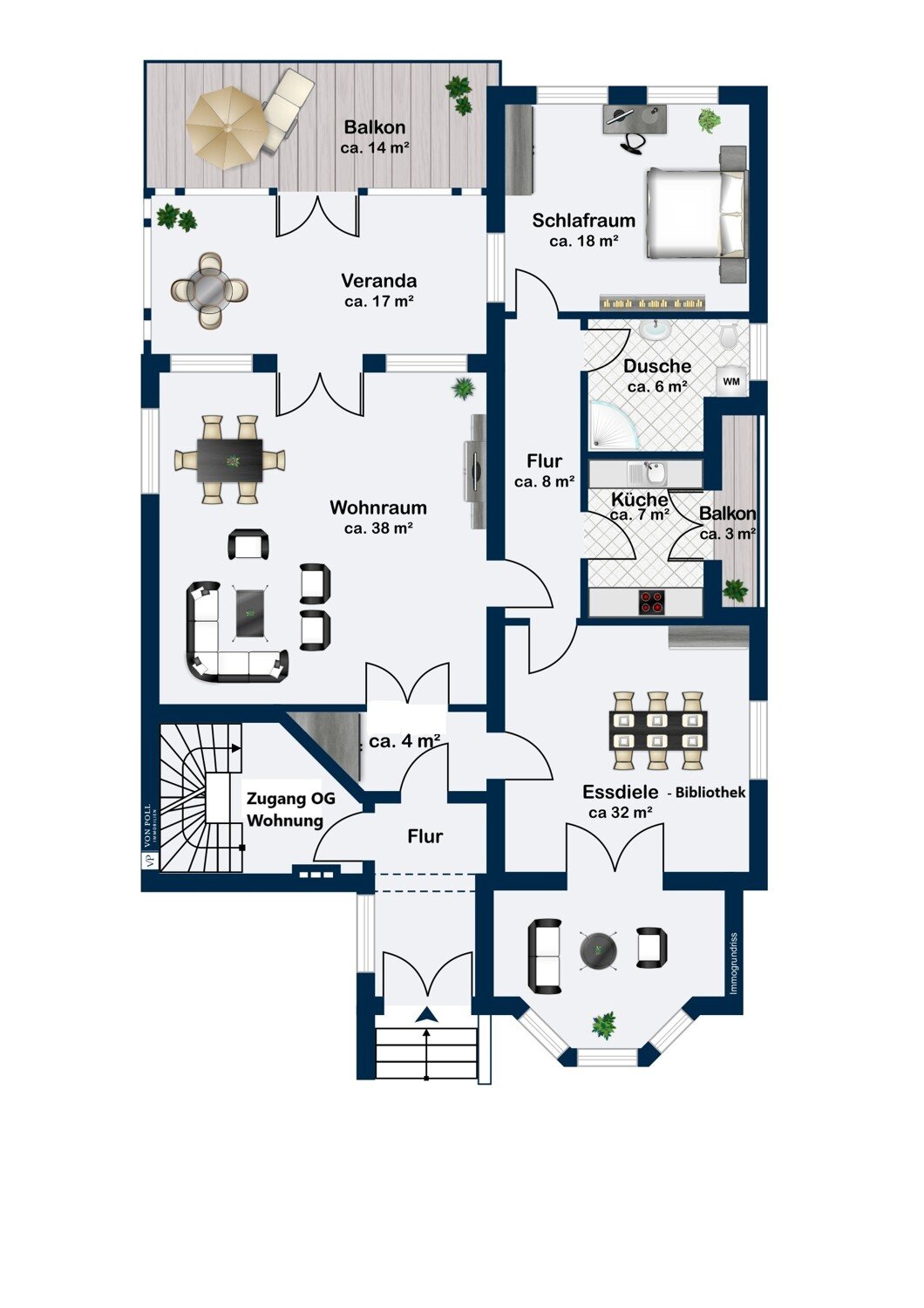 Wohnung zum Kauf 695.000 € 5 Zimmer 132 m²<br/>Wohnfläche Bergedorf Hamburg / Bergedorf 21029