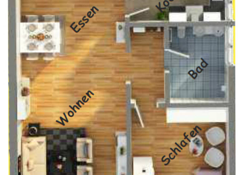 Wohnung zur Miete 595 € 2,5 Zimmer 65 m² Geschoss 7/8 frei ab sofort Ebingen Albstadt 72458