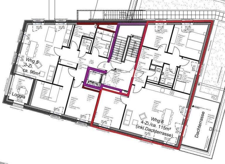 Wohnung zur Miete 1.380 € 4 Zimmer 115 m² 2. Geschoss frei ab 01.04.2026 Stadt Ibbenbüren 49477