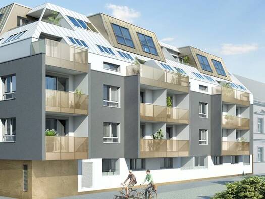 Wohnung zur Miete - Erstbezug 620 € 2 Zimmer 41,5 m² 2. Geschoss frei ab 01.06.2026 Lorettoplatz 1 Wien 1210