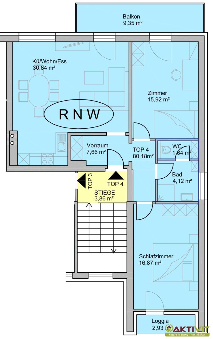 Wohnung zum Kauf 230.000 € 3 Zimmer 80,2 m²<br/>Wohnfläche 1.<br/>Geschoss St. Kanzian 9122