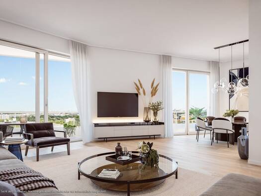 Wohnung zum Kauf - Neubau provisionsfrei 1.223.000 € 4 Zimmer 127,4 m² 13. Geschoss Franz-Heubl-Straße 1 Ramersdorf-Perlach München 81735