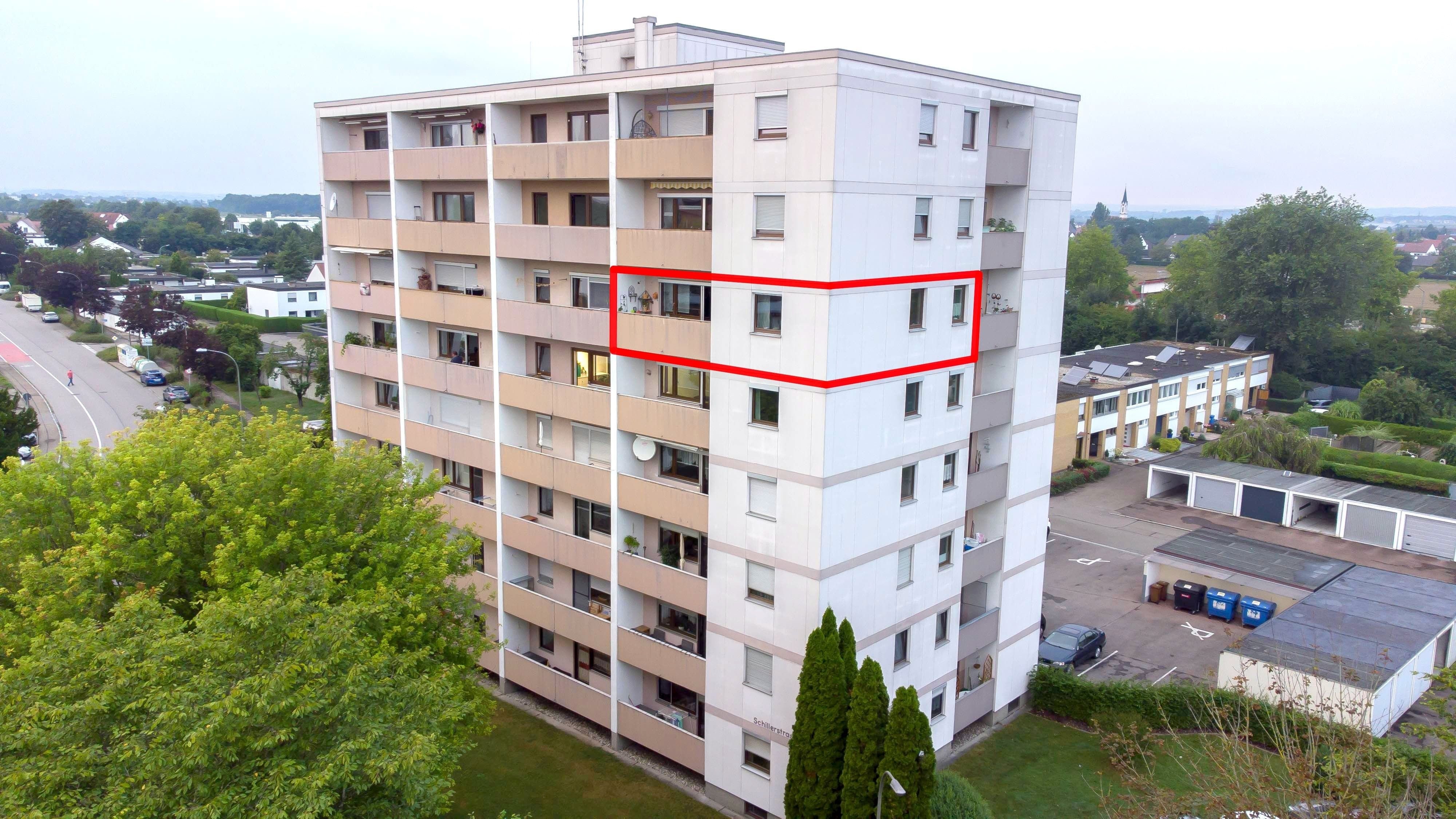 Wohnung zum Kauf 129.000 € 2 Zimmer 59 m²<br/>Wohnfläche 5.<br/>Geschoss Dillingen Dillingen 89407