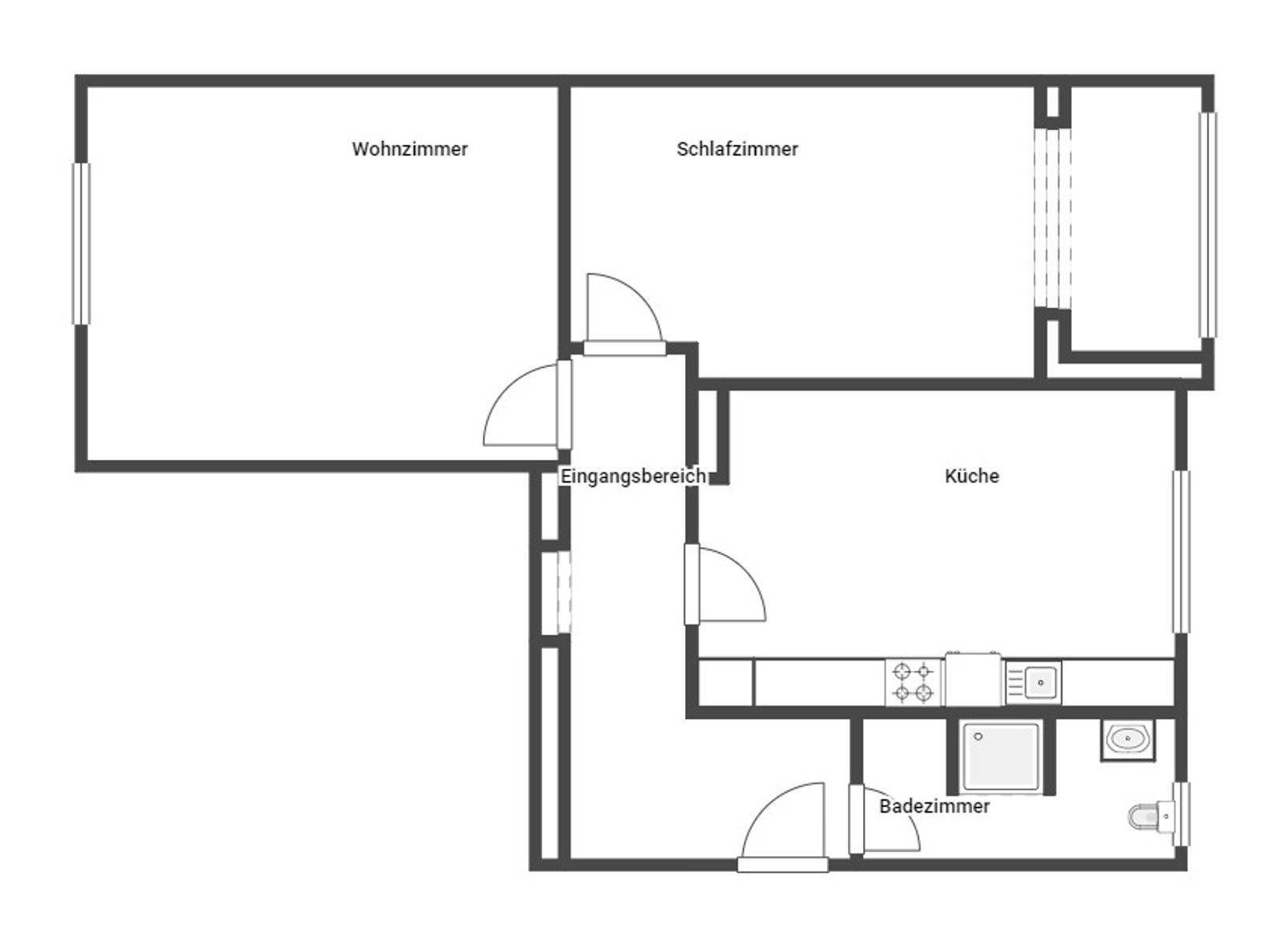 Immobilie zum Kauf provisionsfrei als Kapitalanlage geeignet 294.500 € 2 Zimmer 70 m²<br/>Fläche Bilk Düsseldorf 40225