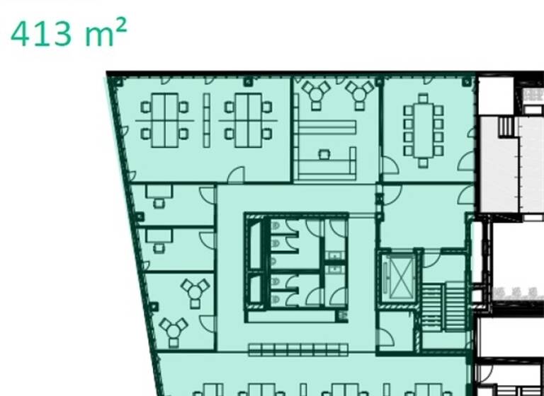 Bürofläche zur Miete - Erstbezug 20 € 413 m² Bürofläche Mittelstr. 3 Schönefeld 12529