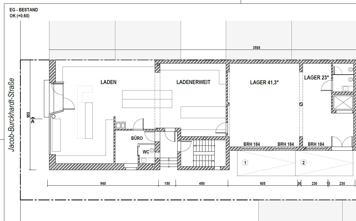 Laden zur Miete 2.000 € 3 Zimmer 120 m²<br/>Verkaufsfläche Jacob-Burckhardt Straße 13 Grenzach Grenzach Wyhlen 79639