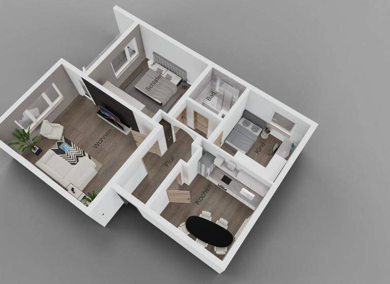 Wohnung zum Kauf 190.000 € 3 Zimmer 70 m² 2. Geschoss Bad Windsheim 91438