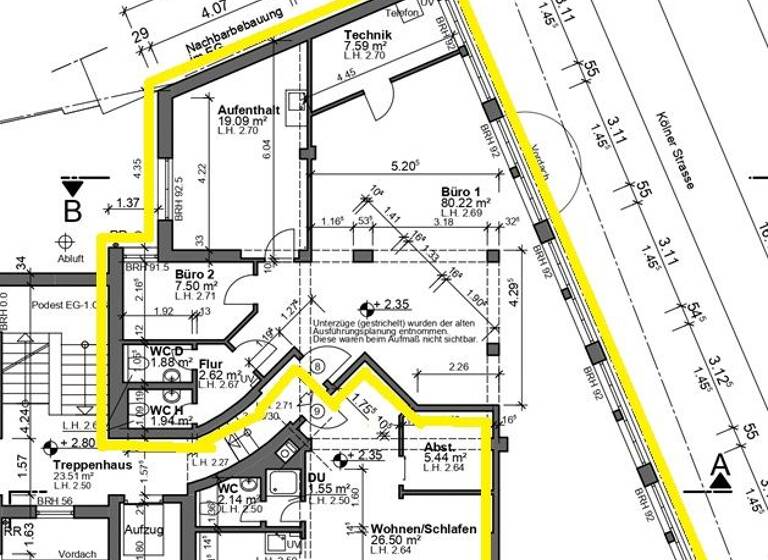 Bürogebäude zur Miete 1.100 € 4 Zimmer 152 m² Bürofläche Altenkirchen 57610