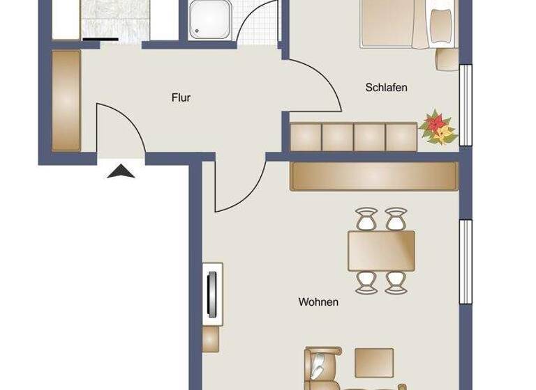 Wohnung zur Miete 520 € 2 Zimmer 68 m² Wormbach Schmallenberg 57392