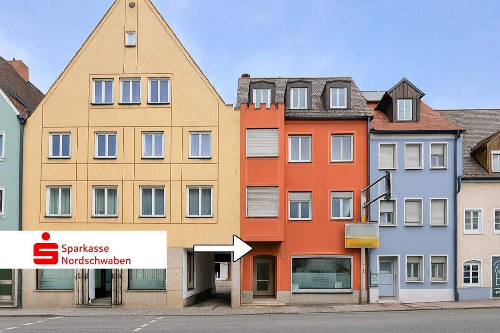 Immobilie in Donauwörth - Wohn- und Geschäftshaus mit Entwicklungspotenzial -  Investitionsgelegenheit in zentraler Stadtlage - Bild 0