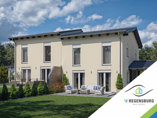 Doppelhaushälfte zum Kauf - Erstbezug 499.000 € 4 Zimmer 111 m² 300 m² Grundstück Bodenwöhr 92439