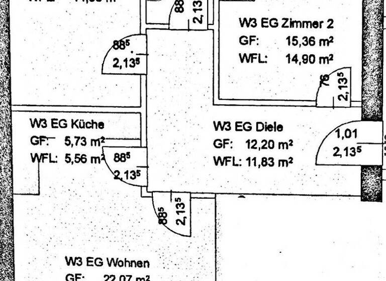 Wohnung zur Miete 700 € 3 Zimmer 76 m² 1. Geschoss August-Bebel-Straße Sagard 18551