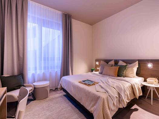 Wohnung zur Miete 1.091 € 1 Zimmer 22 m² frei ab sofort Voltastraße 81 Bockenheim Frankfurt am Main 60486
