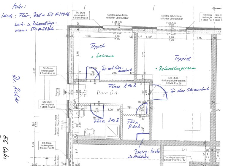 Büro zur Miete 795 € 2 Zimmer Tessiner Straße 23c Brinckmansdorf Rostock 18055