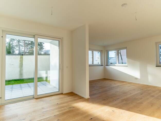 Terrassenwohnung zum Kauf - Neubau provisionsfrei 455.000 € 3 Zimmer 90,3 m² EG frei ab sofort Flurstraße 82 Nordstadt Fürth 90765