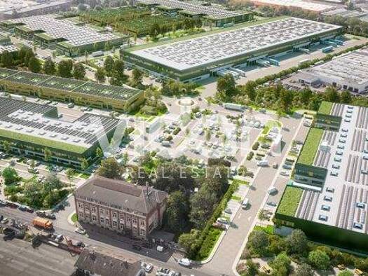 Lagerhalle zur Miete 1.467 m² Lagerfläche teilbar ab 2.160 m² Lierenfeld Düsseldorf 40231
