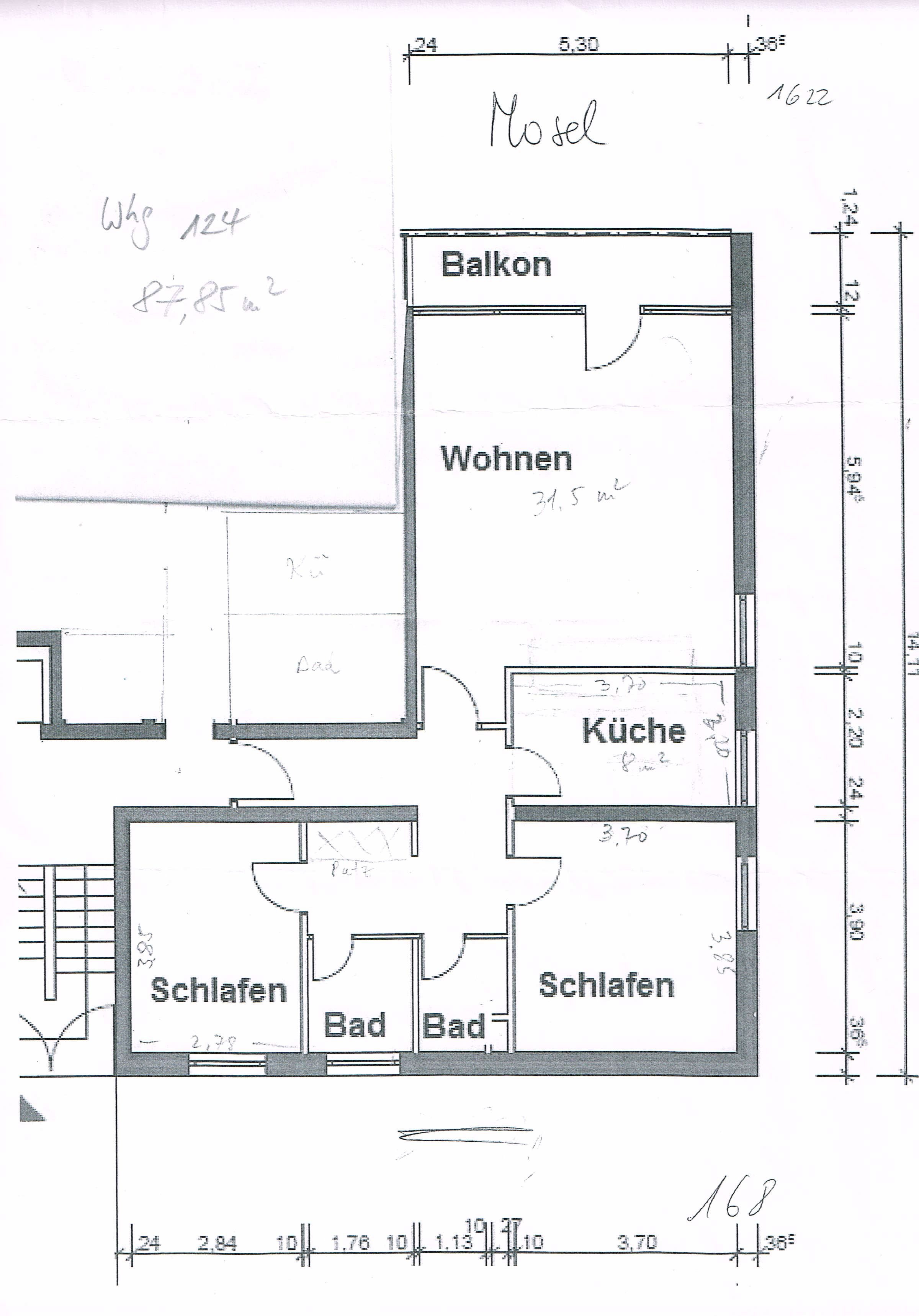 Wohnung zum Kauf 295.000 € 3 Zimmer 87,9 m²<br/>Wohnfläche 3.<br/>Geschoss ab sofort<br/>Verfügbarkeit Zurmaiener Straße 168 Nells Ländchen 1 Trier 54292