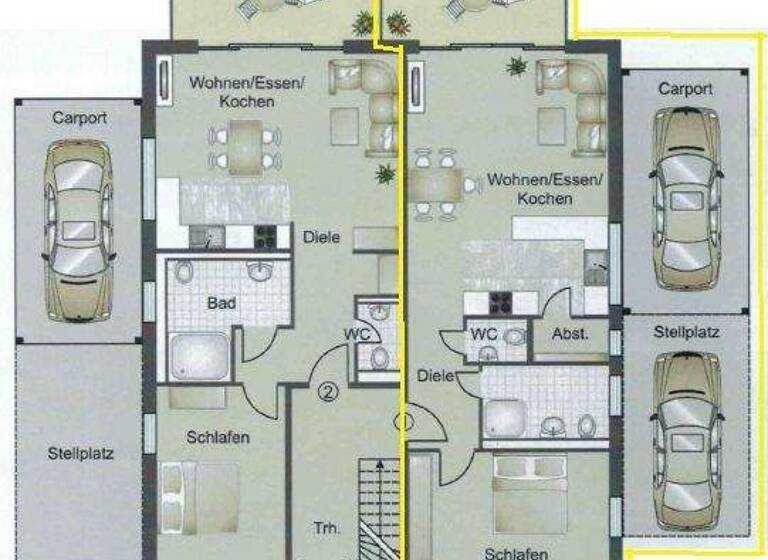 Wohnung zum Kauf 258.880 € 2 Zimmer 68 m² EG Lichtenberg Hennef-Lichtenberg 53773