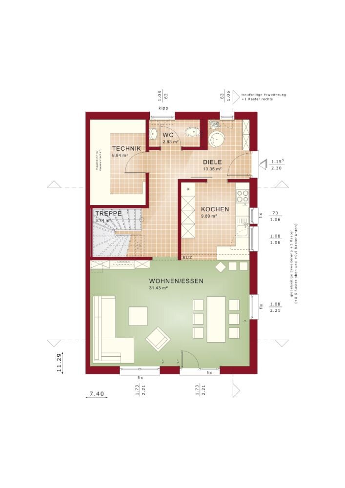 Einfamilienhaus zum Kauf provisionsfrei 675.000 € 5 Zimmer 139,6 m²<br/>Wohnfläche 236 m²<br/>Grundstück Hailer Meerholz 63571