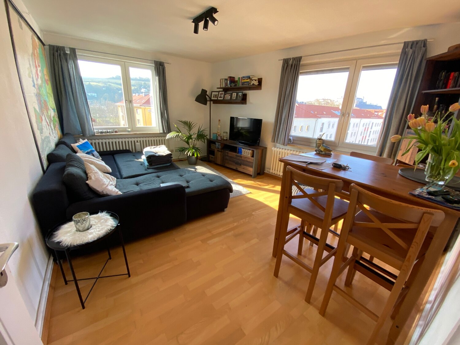 Wohnung zur Miete 690 € 3 Zimmer 76 m²<br/>Wohnfläche 4.<br/>Geschoss Sanderau Würzburg 97072