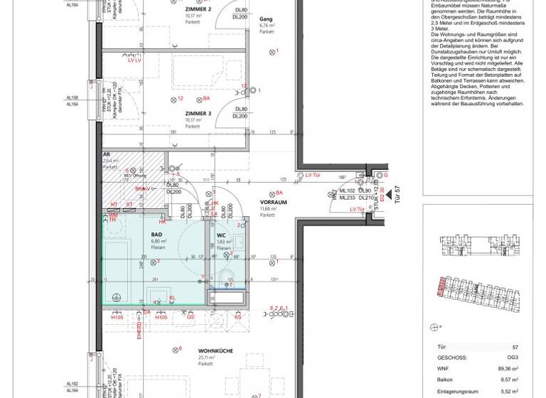 Wohnung zum Kauf - Erstbezug 493.987 € 4 Zimmer 89,4 m² frei ab sofort Anni-Haider-Weg 11 Wien 1220