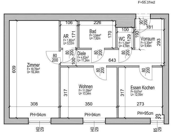 WG-Zimmer zum Kauf 194.900 € 2 Zimmer 55,4 m² 3. Geschoss Eggenberg Graz 8020