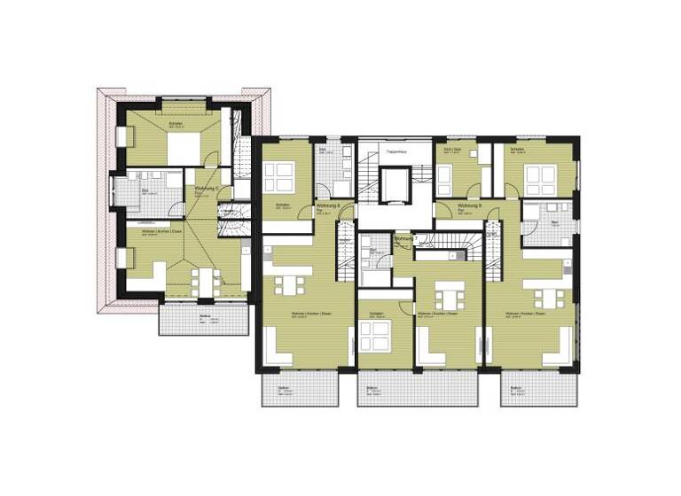 Wohnung zum Kauf - Erstbezug provisionsfrei 640.000 € 3 Zimmer 87,5 m² 2. Geschoss Gaienhofen 78343
