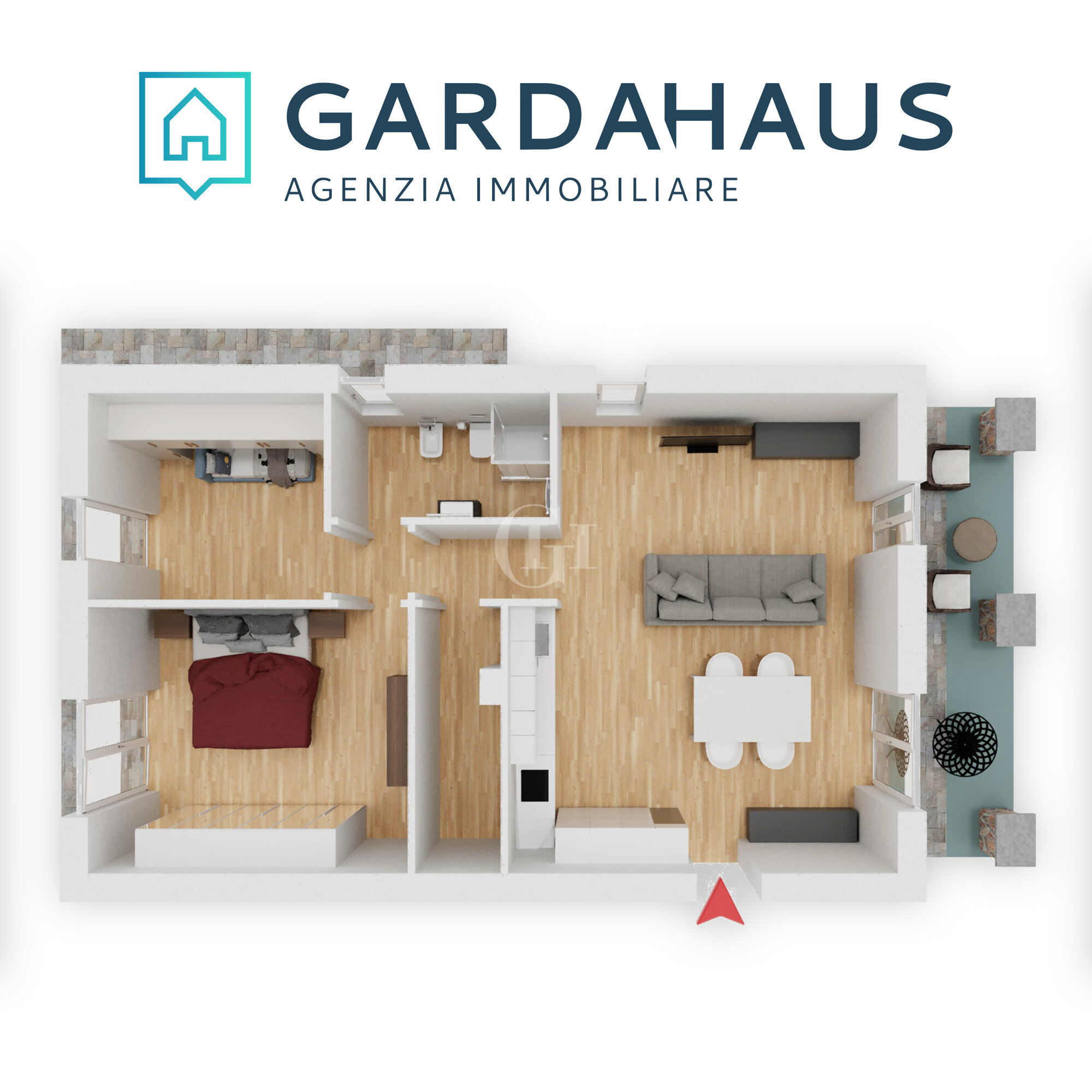 Wohnung zum Kauf 560.000 € 3 Zimmer 77 m²<br/>Wohnfläche 1.<br/>Geschoss ab sofort<br/>Verfügbarkeit via volpara Torri del Benaco 37010