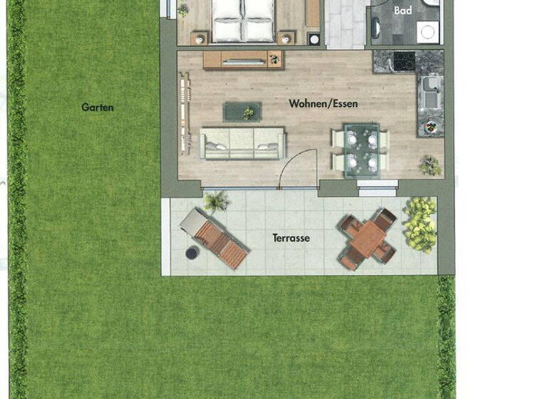 Wohnung zur Miete 788 € 3 Zimmer 65,3 m² EG Schmidapark Großweikersdorf 3701