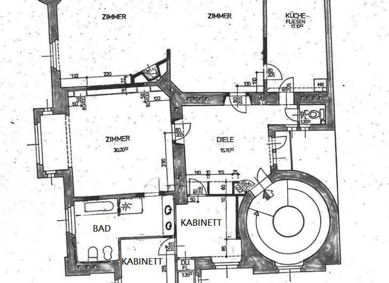 Wohnung zur Miete 2.690 € 3 Zimmer 150 m² 3. Geschoss Naglergasse 12 Wien 1010