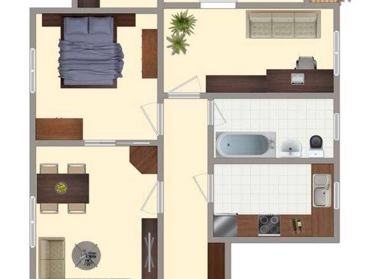 Wohnung zur Miete 480 € 4 Zimmer 77,2 m² 2. Geschoss frei ab 01.04.2026 Fischerstraße 3 Angermünde 16278