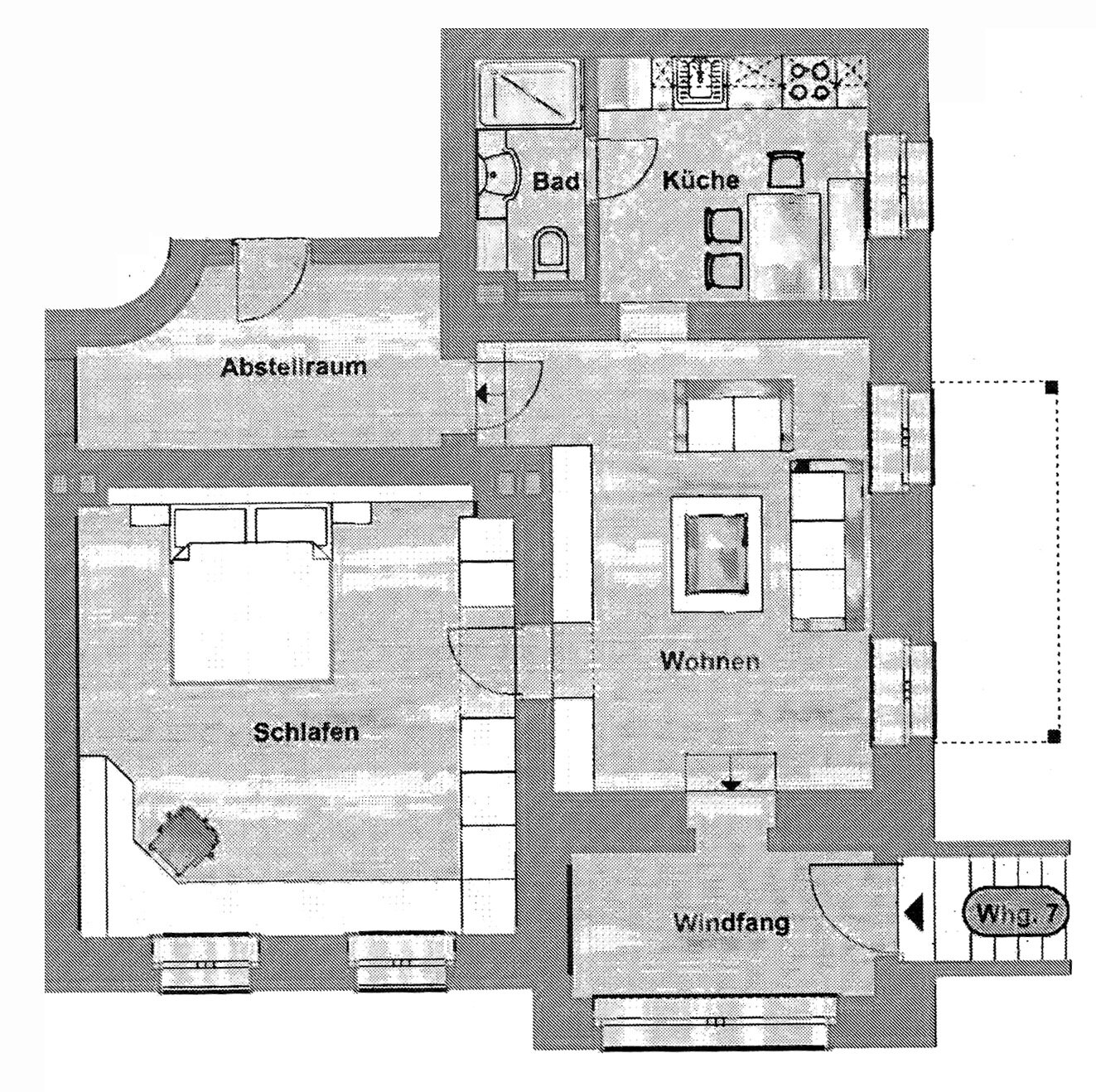 Wohnung zum Kauf 199.000 € 2 Zimmer 67 m²<br/>Wohnfläche Straußstraße 3 Loschwitz-Nordost (Am Weißen Adler) Dresden 01324