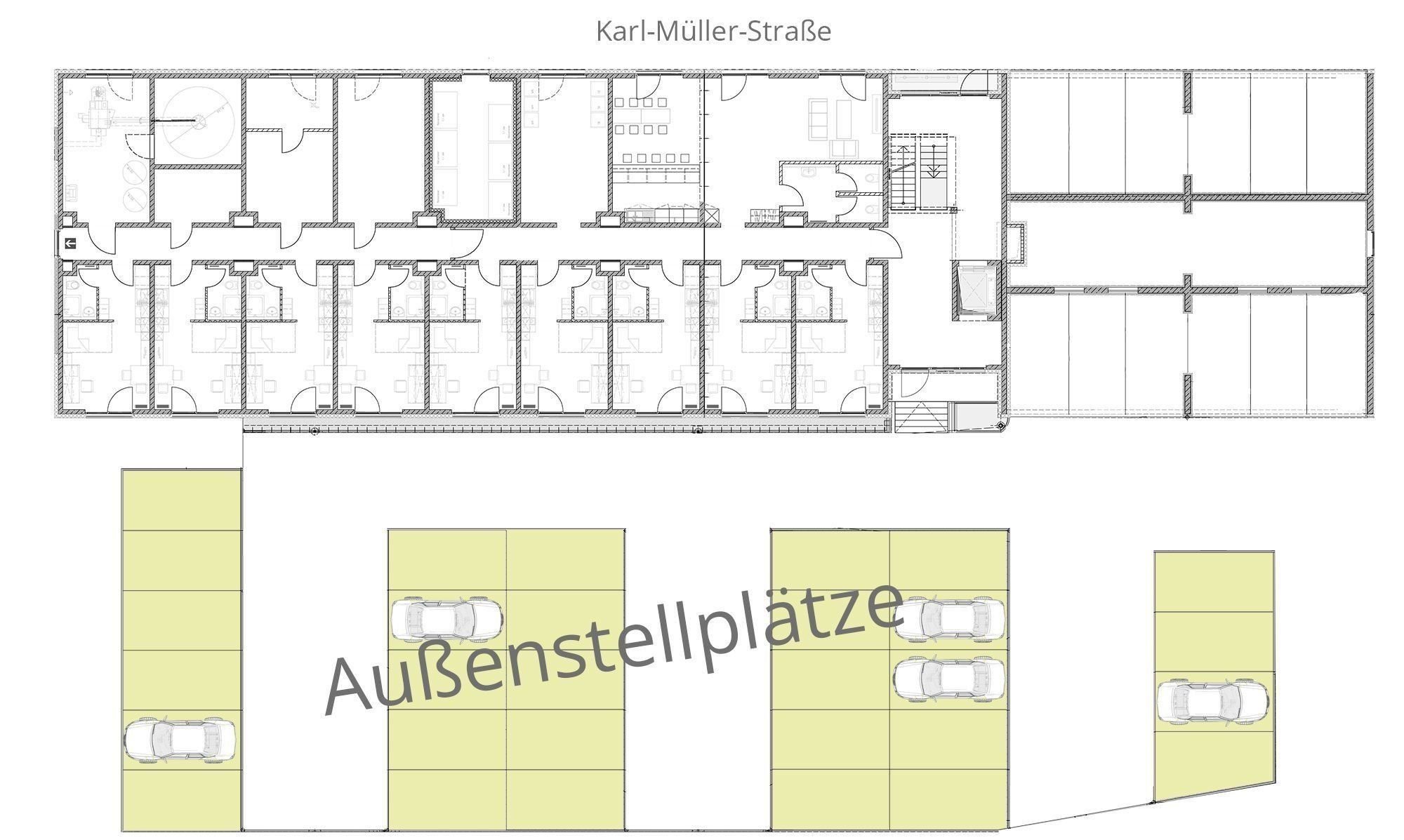 Garage/Stellplatz zur Miete provisionsfrei 25 € Karl-Müller-Straße 174, Kernstadt Biberach an der Riß 88400