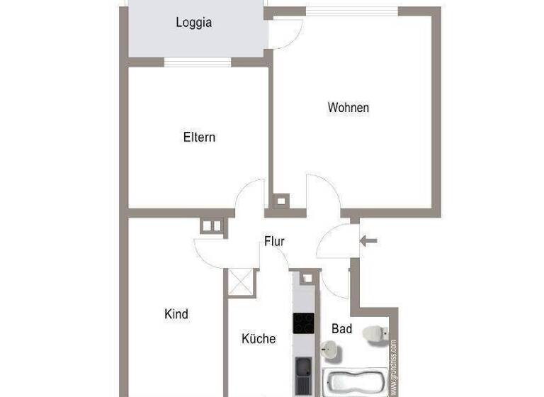 Wohnung zum Kauf 219.000 € 3 Zimmer 66 m² Bischofsheim Maintal 63477