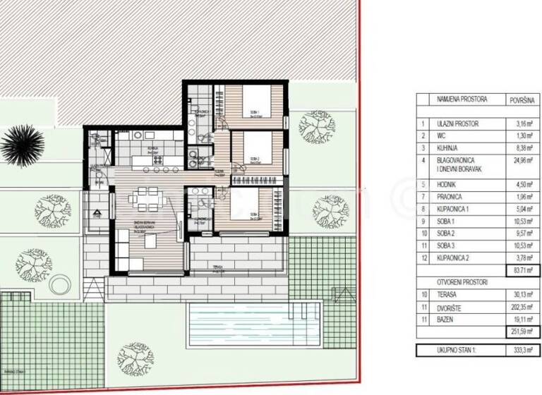 Wohnung zum Kauf 460.000 € 6 Zimmer 113 m² Trogir