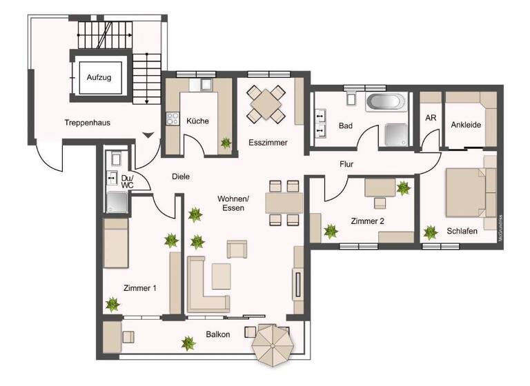 Wohnung zum Kauf 499.000 € 5 Zimmer 108 m² 4. Geschoss Fellbach 70736