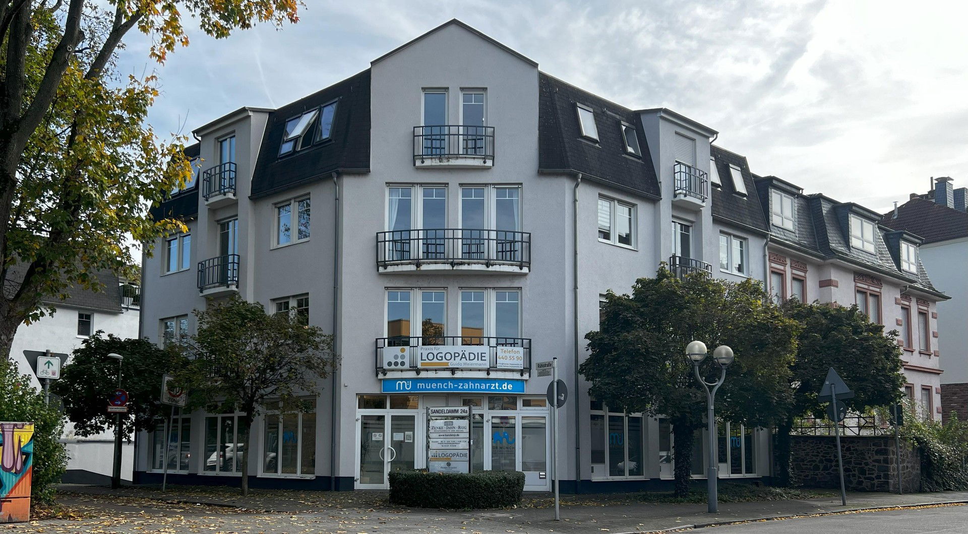 Bürofläche zur Miete provisionsfrei 1.390 € 126 m²<br/>Bürofläche Sandeldamm 24a Innenstadt Hanau 63450