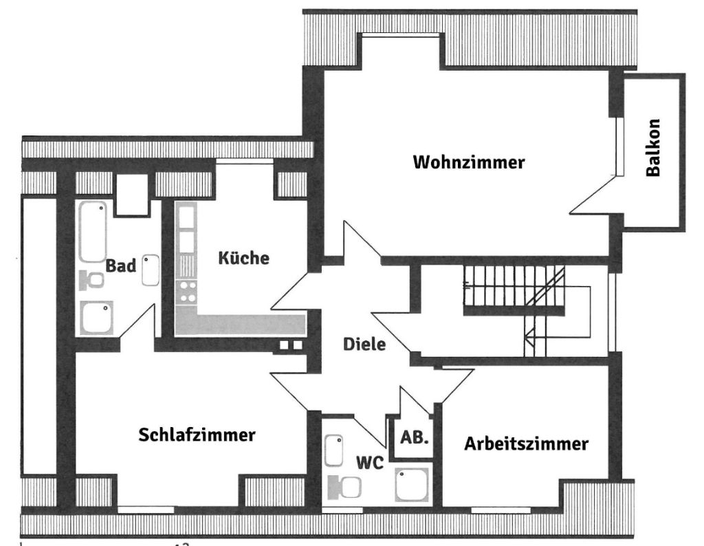 Wohnung zur Miete 980 € 3 Zimmer 100,7 m²<br/>Wohnfläche 2.<br/>Geschoss 01.01.2025<br/>Verfügbarkeit Hangelar Sankt Augustin 53757