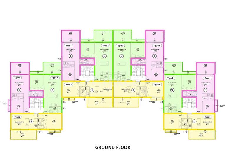 Wohnung zum Kauf 167.000 € 2 Zimmer 46 m² EG Gazimagusa 99645